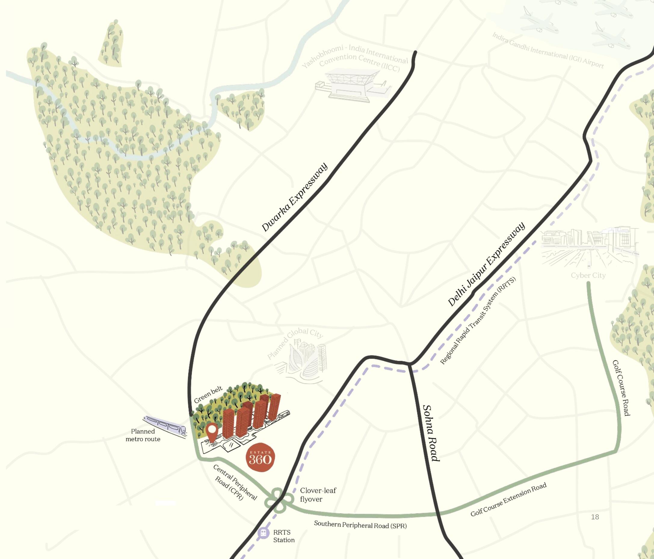 max estate dwarka expressway proptidekho