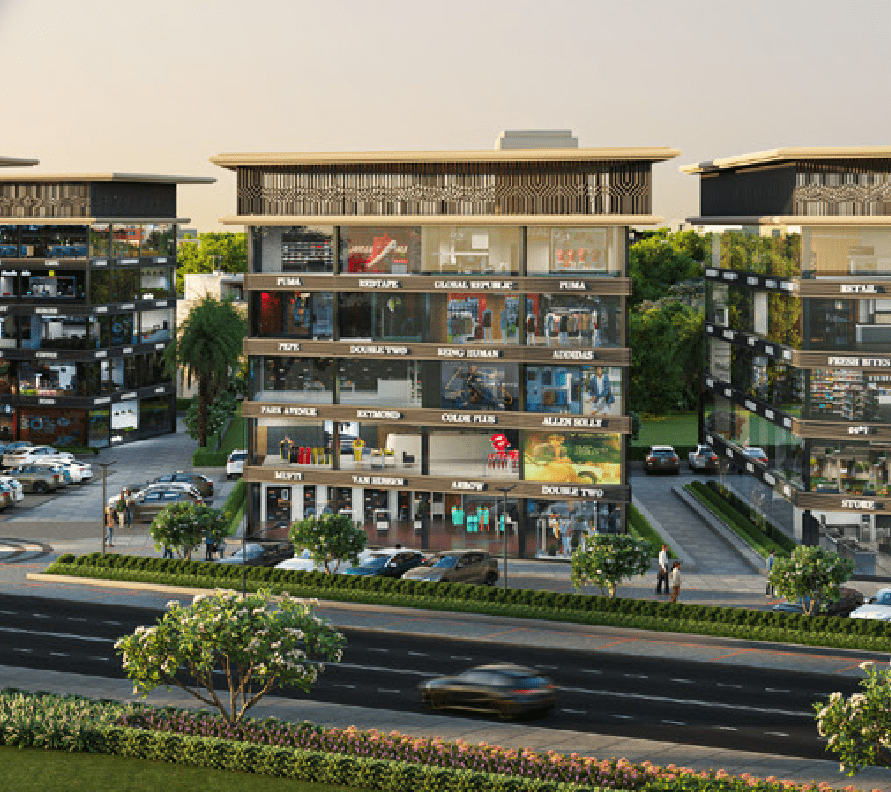 address 3x crossing mall proptidekho