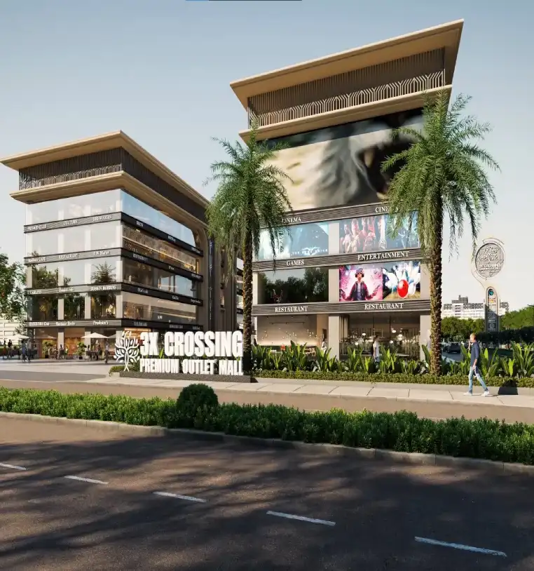 address 3x crossing mall proptidekho